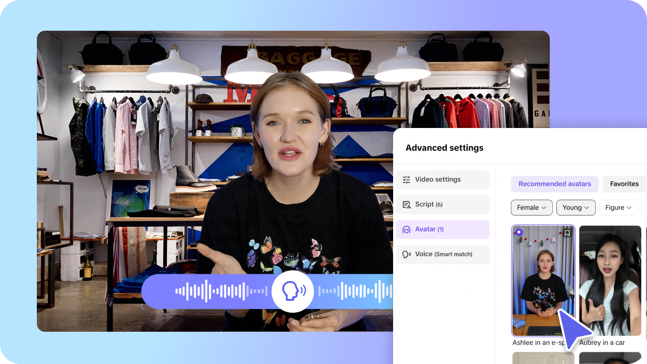 Exceptional AI characters with custom voices